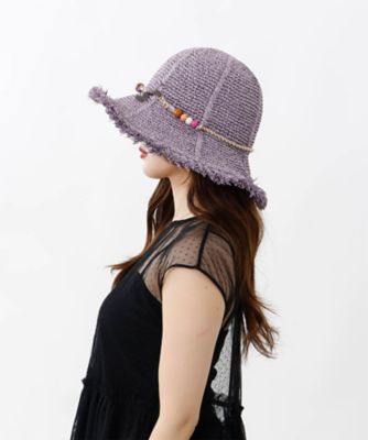 ペーパー手編みクロッシェハット 4ASS24728 | ANNA SUI